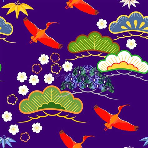 Afbeelding: Overzicht van motieven in Japans behang