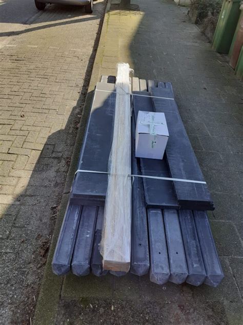 Overzicht: betonpalen en onderplaten met verschillende kopmaten
