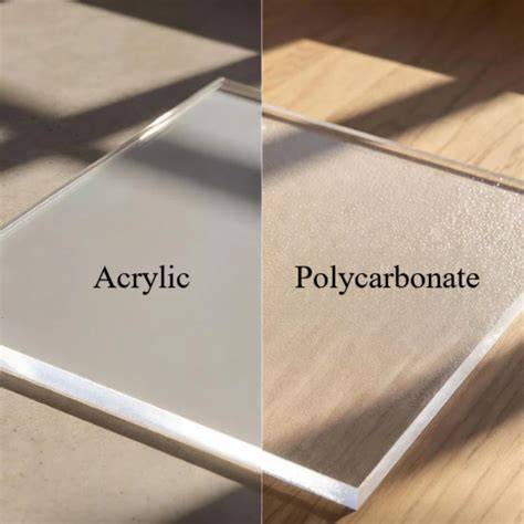 Vergelijking: glas versus polycarbonaat versus acrylglas