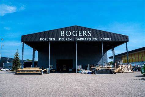 Infographic met merkpartners en diensten van Bogers