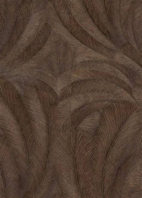 Illustratie van het Gras Bruin Goud vliesbehang patroon