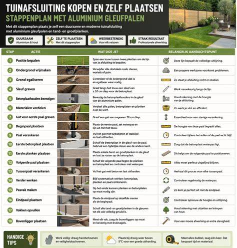 Stappenplan voor het plaatsen van aluminium dakplaten
