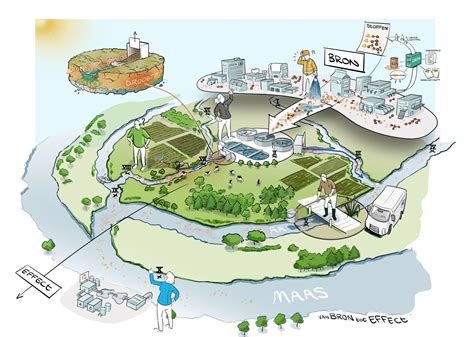 Infografiek: afvalwaterketen van bron tot rwzi