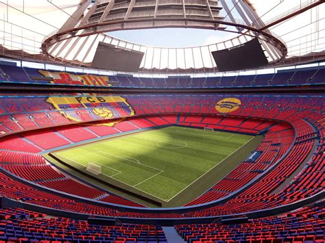 Infographic: Geschiedenis en upgrades van Spotify Camp Nou (jaarlijke fasen, capaciteit en belangrijkste mijlpalen)