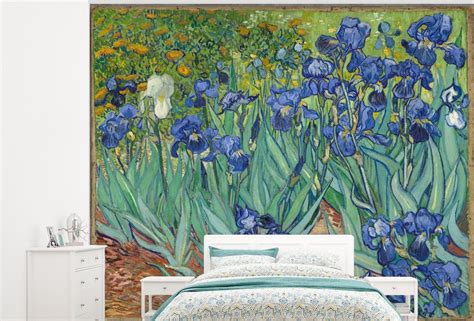 Afbeelding van de Van Gogh behang collectie met prikbord en voorbeeldpanelen