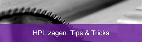 Infographic over HPL zagen en montage
