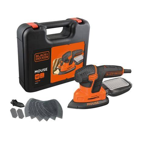 Black & Decker schuurmachine ergonomie en compacte vorm