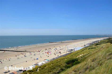 Webcam-beelden van Dishoek met getijdenverschillen