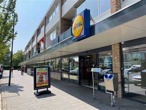 Plattegrond van de vernieuwde Lidl Breda Jorisstraat