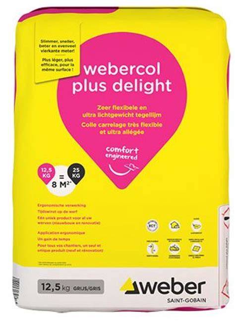 Weber tegellijm verbruikstappen infographic