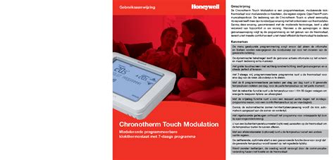 Illustratie: overzicht van Chronotherm Touch instellingen en schakelmomenten