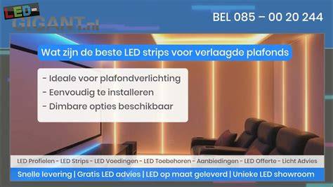Infographic: Verschillende bevestigingsmethoden voor LED-strips aan plafonds