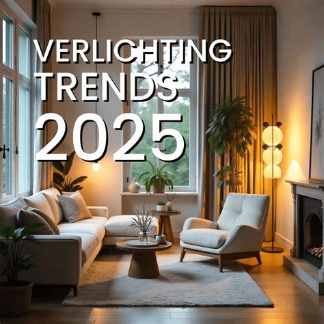 Trendkaart verlichting 2025: trendy lampstijlen en finishs