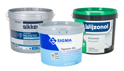 Infographic die de verschillende soorten verf en glansgraden vergelijkt.