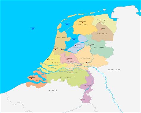 Kaart met Geesbrug, Houwerzijl en omliggende regio’s voor stucwerkdiensten