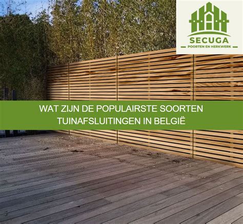Vergelijking van prijzen voor verschillende soorten tuinafsluitingen
