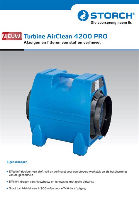 Diagram: werking van AirClean 4200 PRO en LED-tower verlichting