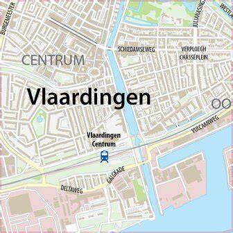 Kaart: Verdeling van Vlaardingen en omstreken