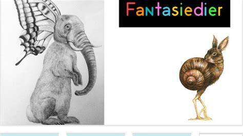Infographic: overzicht van fabeldieren vs fantasiedieren