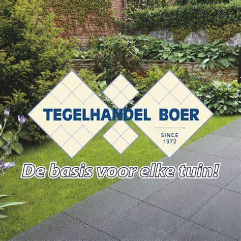 Showtuin en assortiment van Tegelhandel Boer