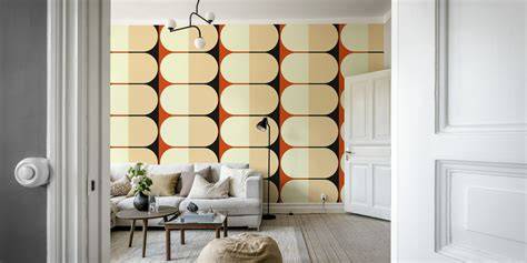 Afbeelding: Bold behangmonsters en patronen in mid-century en moderne stijlen