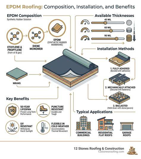 Infographic: EPDM ondergronden en lijmkeuzes