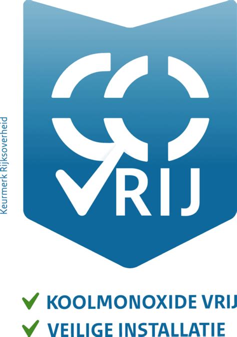 Sticker met het CO-vrij logo