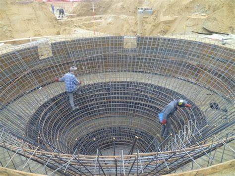 Technische illustratie van betonwapening en bekisting