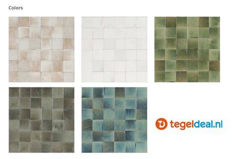 Afbeelding: Voorbeeld van 10x10 wandtegels in een schaakbordpatroon