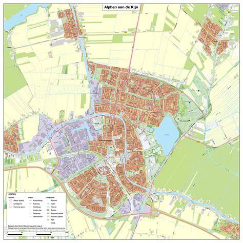 Infographic: Ontdek de typen leidingen per wijk in Alphen aan den Rijn (historisch tot modern)