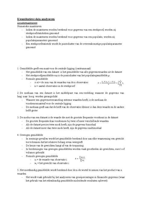 Statistische samenvatting: gemiddelde kosten kadermodel