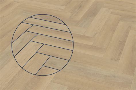 Visuele vergelijking van een visgraat en een walvisgraat vloer