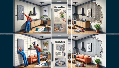 Infographic die de voordelen van renovlies behang ten opzichte van stucwerk visualiseert.