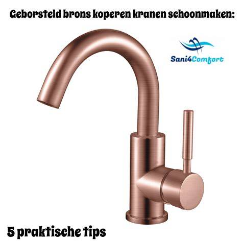 Inrichtingstoepassing van geborsteld brons in kranen en douches
