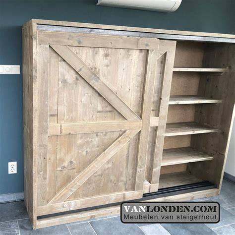 Schuifdeurtrends: steigerhout en glazen combinaties