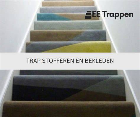 Diagram van verschillende trapbekleding opties en hun eigenschappen