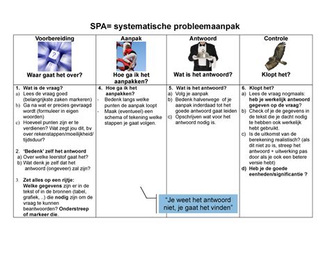 Schema: stapsgewijze aanpak per vlektype