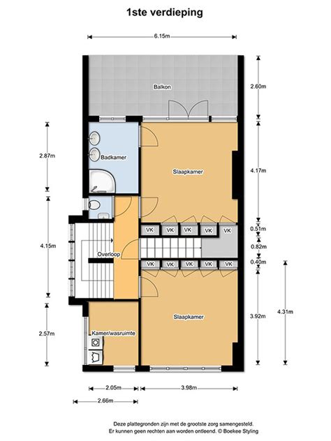 plattegrond eerste verdieping
