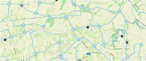 Kaart met routes naar Krimme Hiek 11 en parkeermogelijkheden