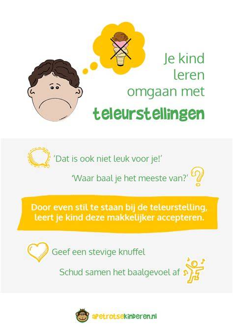 Infographic: stappenplan omgaan met teleurstelling