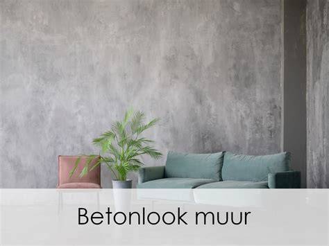 Voorbeelden van wand- en vloercombinaties met betonlook