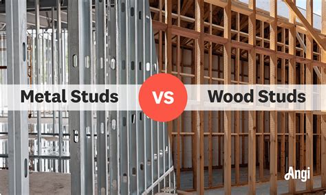 Vergelijkende infographic: Metal Stud vs. houten regelwerk