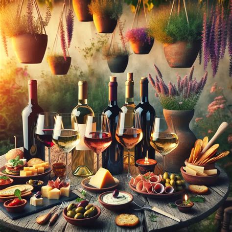 Foto van een sfeervolle tafel met tapas en wijn in Eb & Vloed
