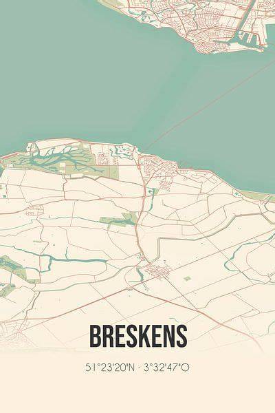 Map van Breskens met Eb & Vloed en omliggende aanbevolen restaurants