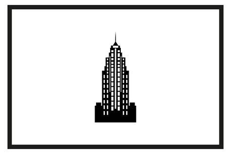 Afbeelding van Empire State Building silhouet en Art Deco gevel