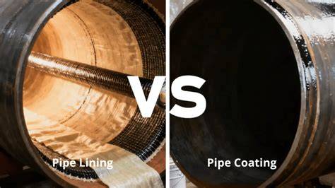 Diagram van lining vs. pipe-in-pipe