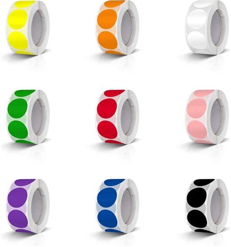 Verschillende kleuren vloermarkeringstape op een rol