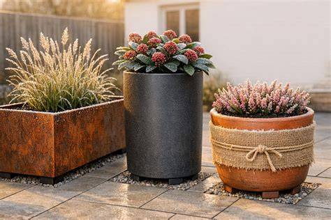 Gardeswanddecoratie buiten - voorbeelden en materialen