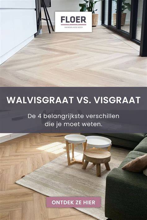 Infographic: Visgraat en Walvisgraat vloeren met Fastclick verbinding