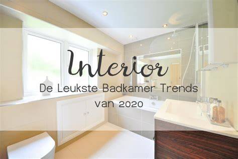 Visuele trends 2020 badkamer